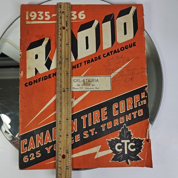 1935-1936 Canadian Tire Confidential Radio Vintage Catalog Rare Vancouver Canada - Picture 12 of 16
